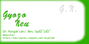 gyozo neu business card